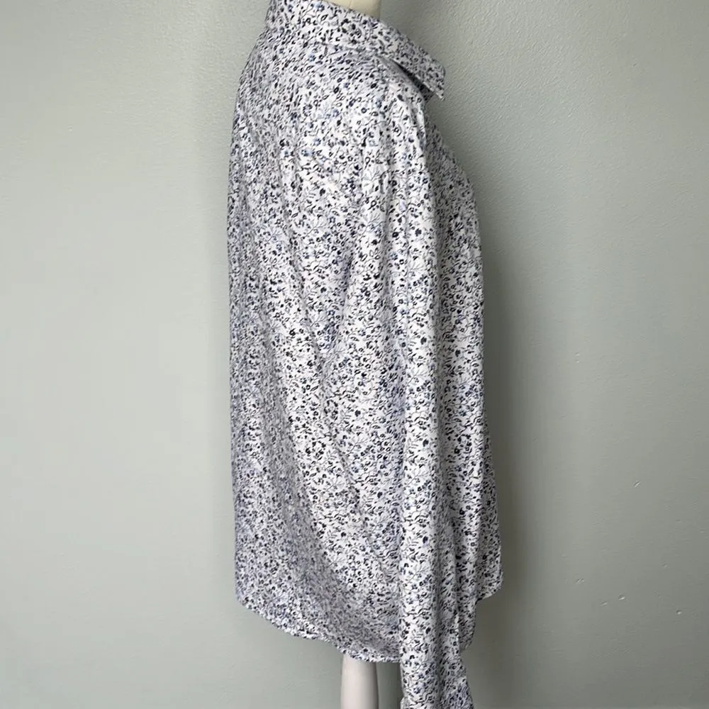 Rosso Milano Modern Fit Button down shirt. Size 2XL. Made in Italy. Blue - Image 2