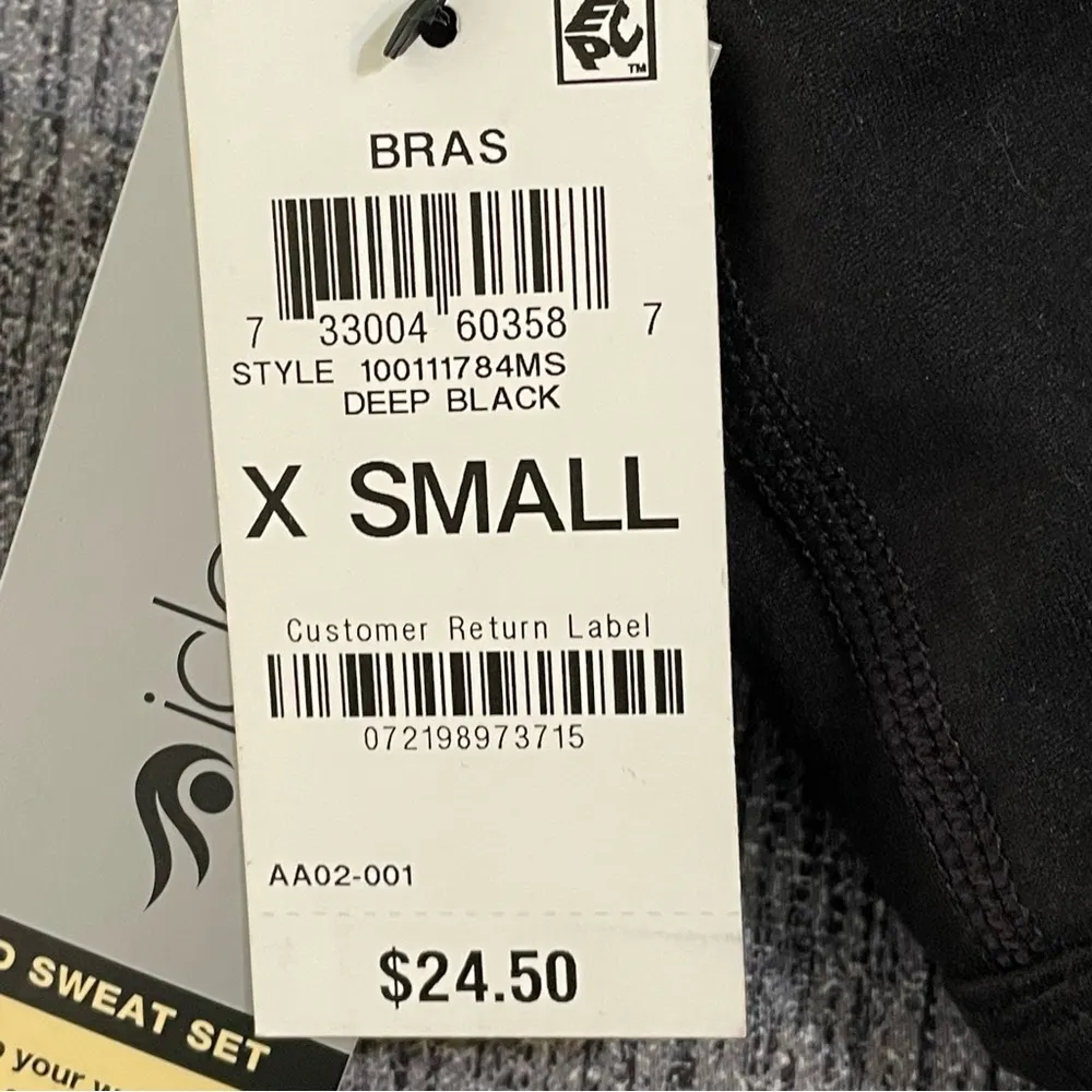 Ideology Black Sports Bra - Image 7