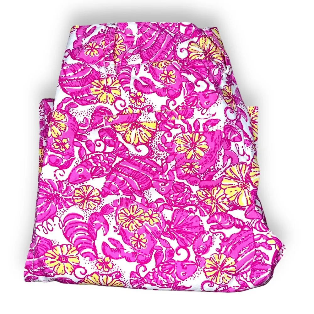 Lilly Pulitzer Whitney Pants in Chum Bucket Size‎ 0 NWOT - Image 5