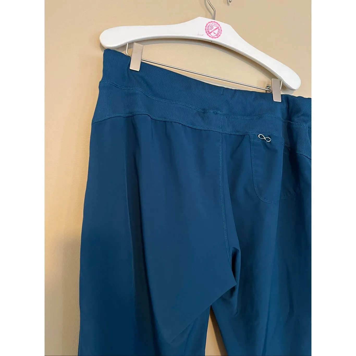 Infinity Dark Teal Scrub Pants Woman’s Size XL Petite - Image 9