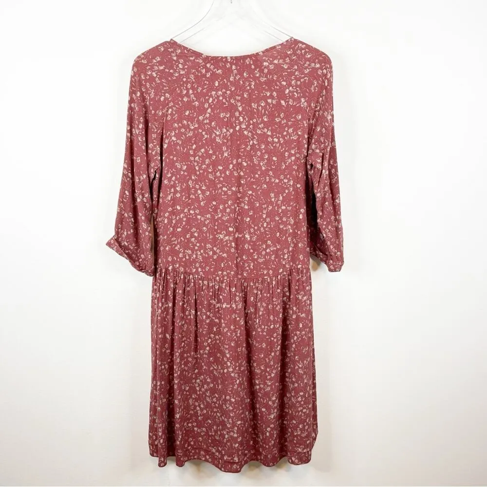 Garnet Hill Floral Mini Dress w/ Pockets 8 - Image 2