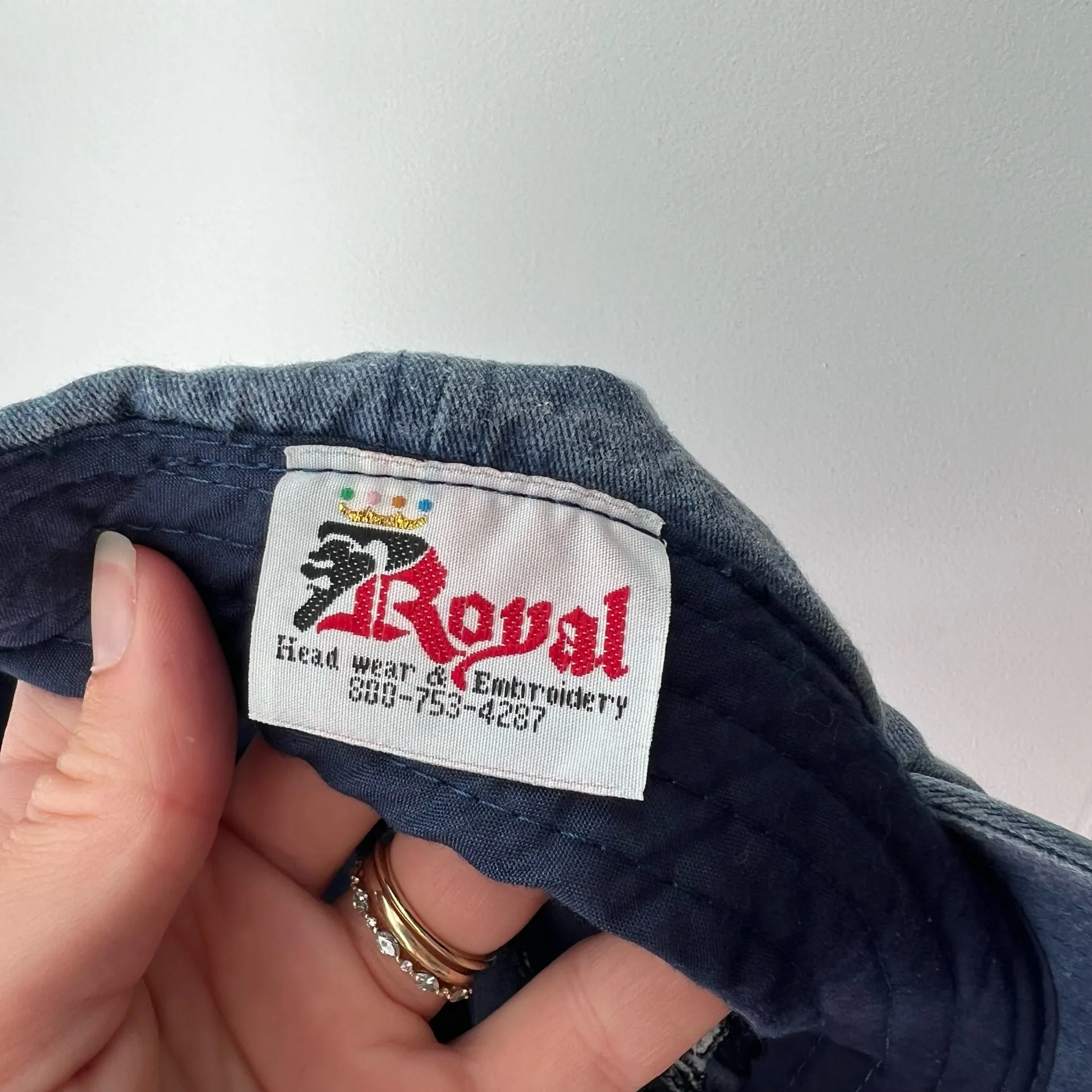 Vintage Outer Banks Baseball Hat Blue - Image 4