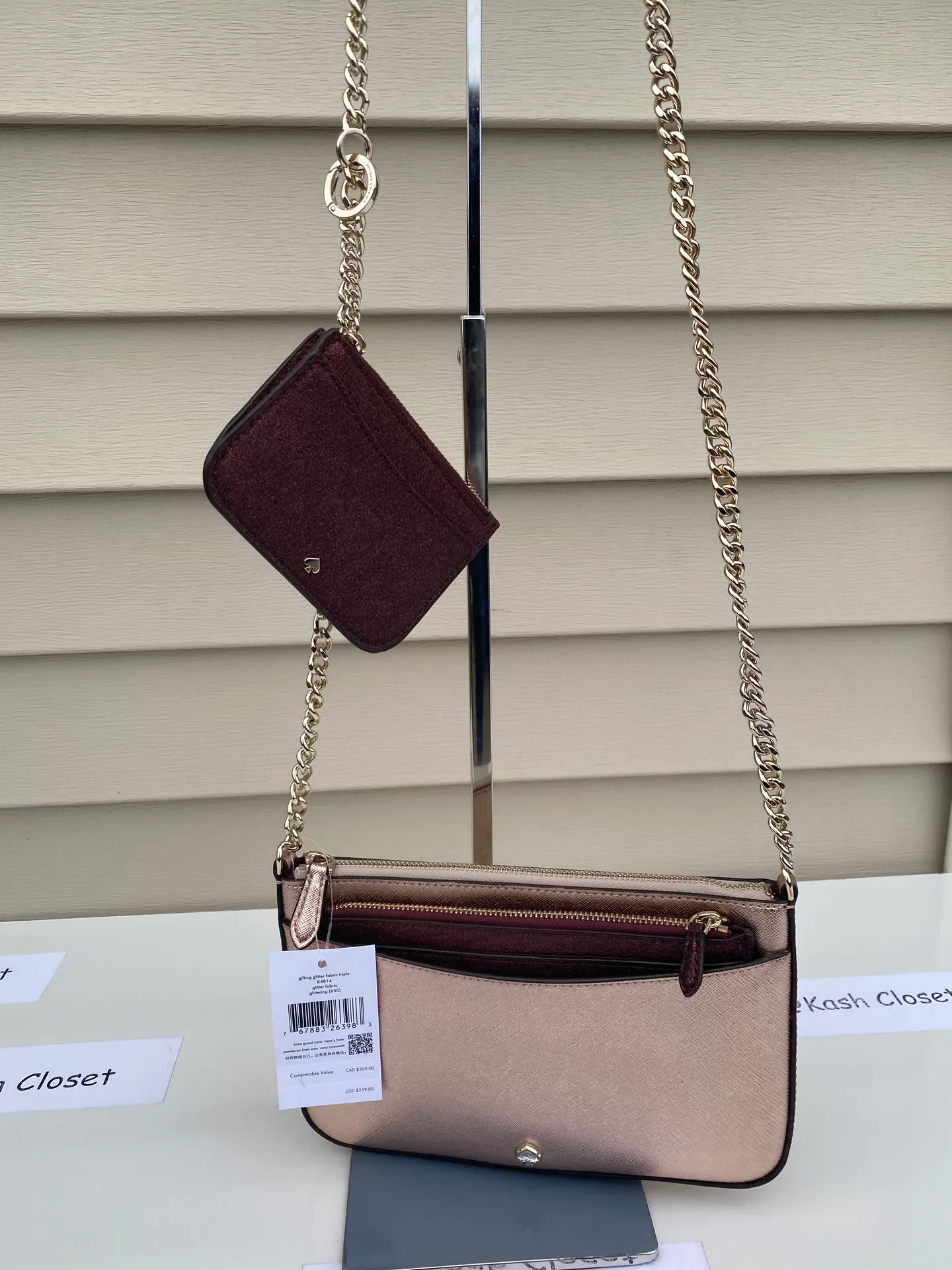 Glitter fabric 3 in 1 Crossbody - Image 7