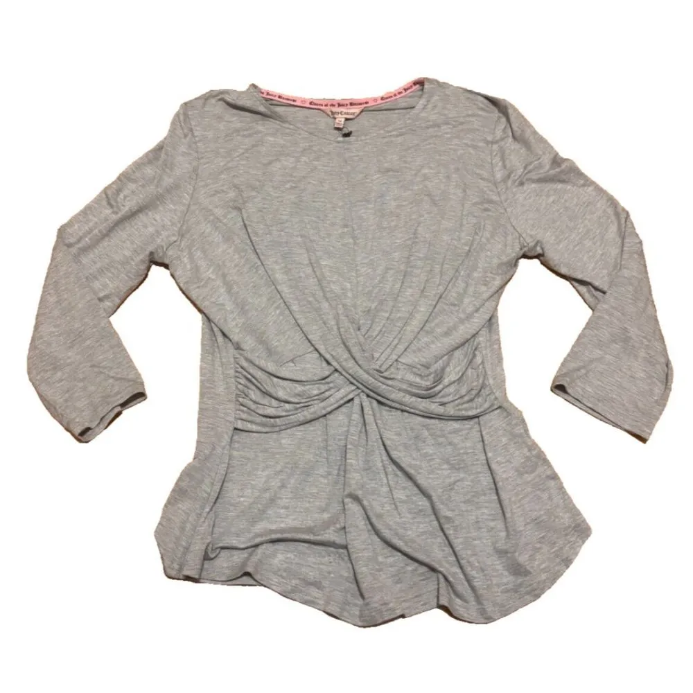 Juicy Couture Womens Juicy Couture 3/4 Sleeve Cross Front Top New with Tags Sz M - Image 2