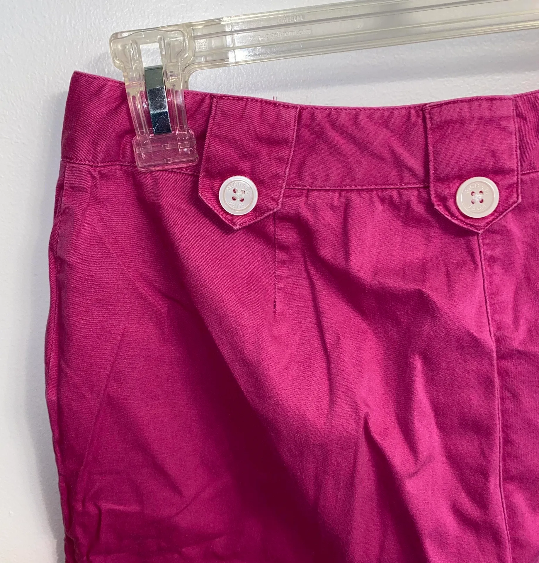 PRE OWNED  Pink Casual Cropped Pants 2 - Image 4