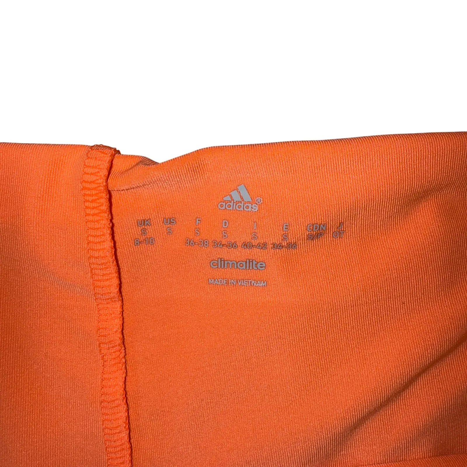 Adidas Womens Tennis Skirt Purple Orange Climalite Built in Shorts Athletic Sz S - Image 4