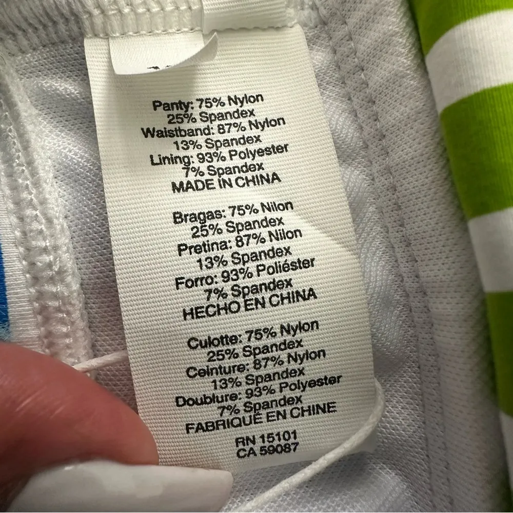 BLEU ROD BEATTIE Banded Fold Over Hipster Bikini Bottom Size 12 - Image 5