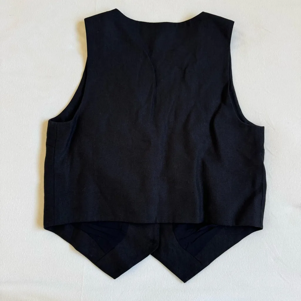 SIR. The Label Clemence Vest in Black Size 8 - Image 4