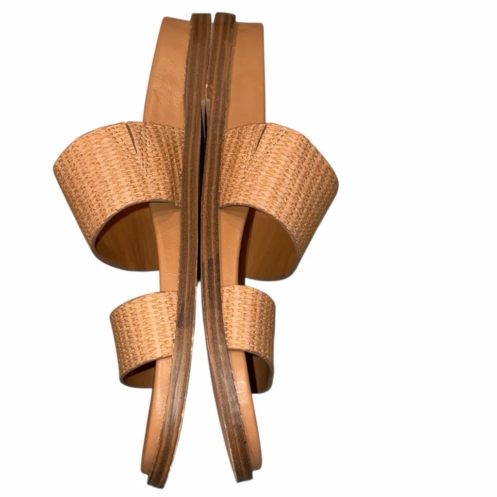 Joie Nimble Brown Woven Slide Sandals Shoes size 7.5 - Image 6