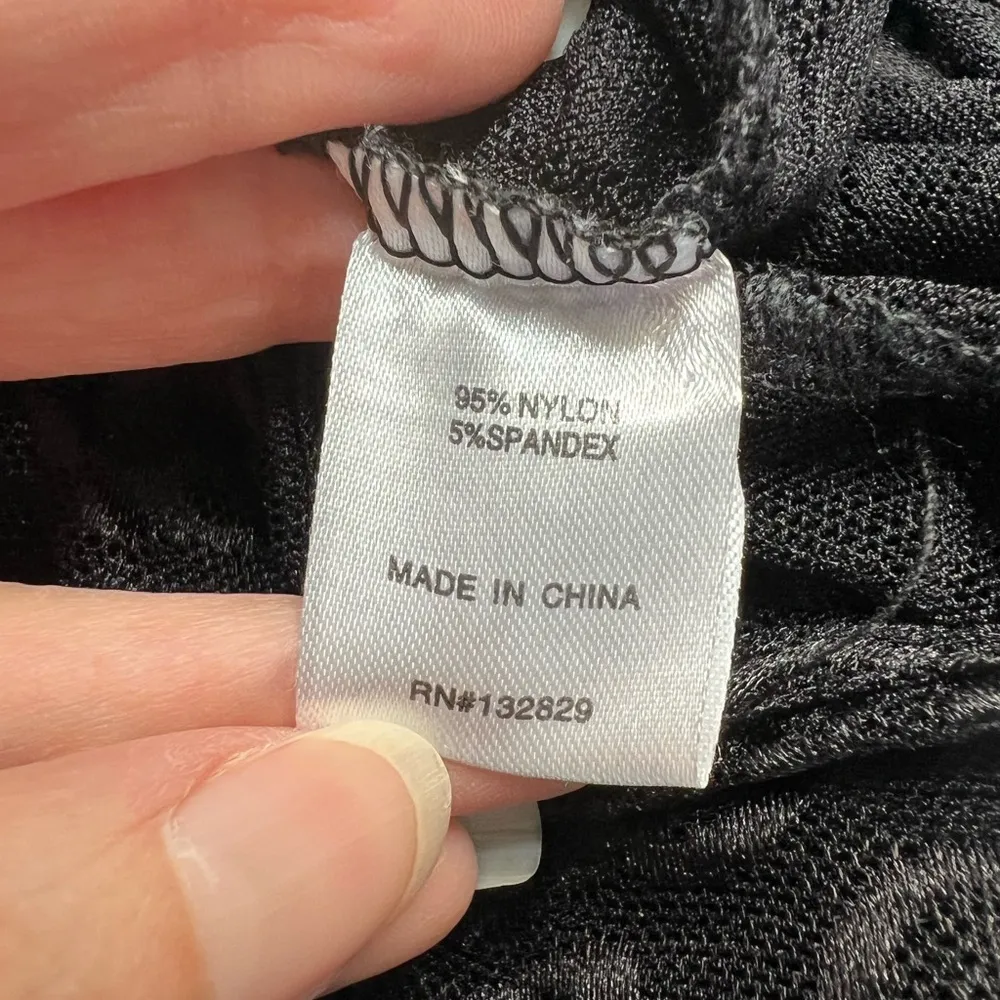 Superdown Black Lace‎ Long Sleeve Bodysuit Sexy - Image 5