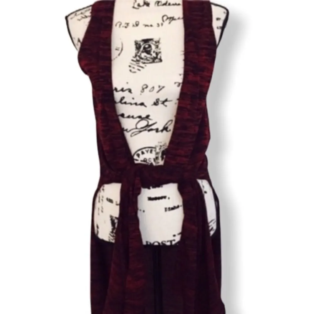 LulaRoe  SZ XS wine-colored long vest - Image 4