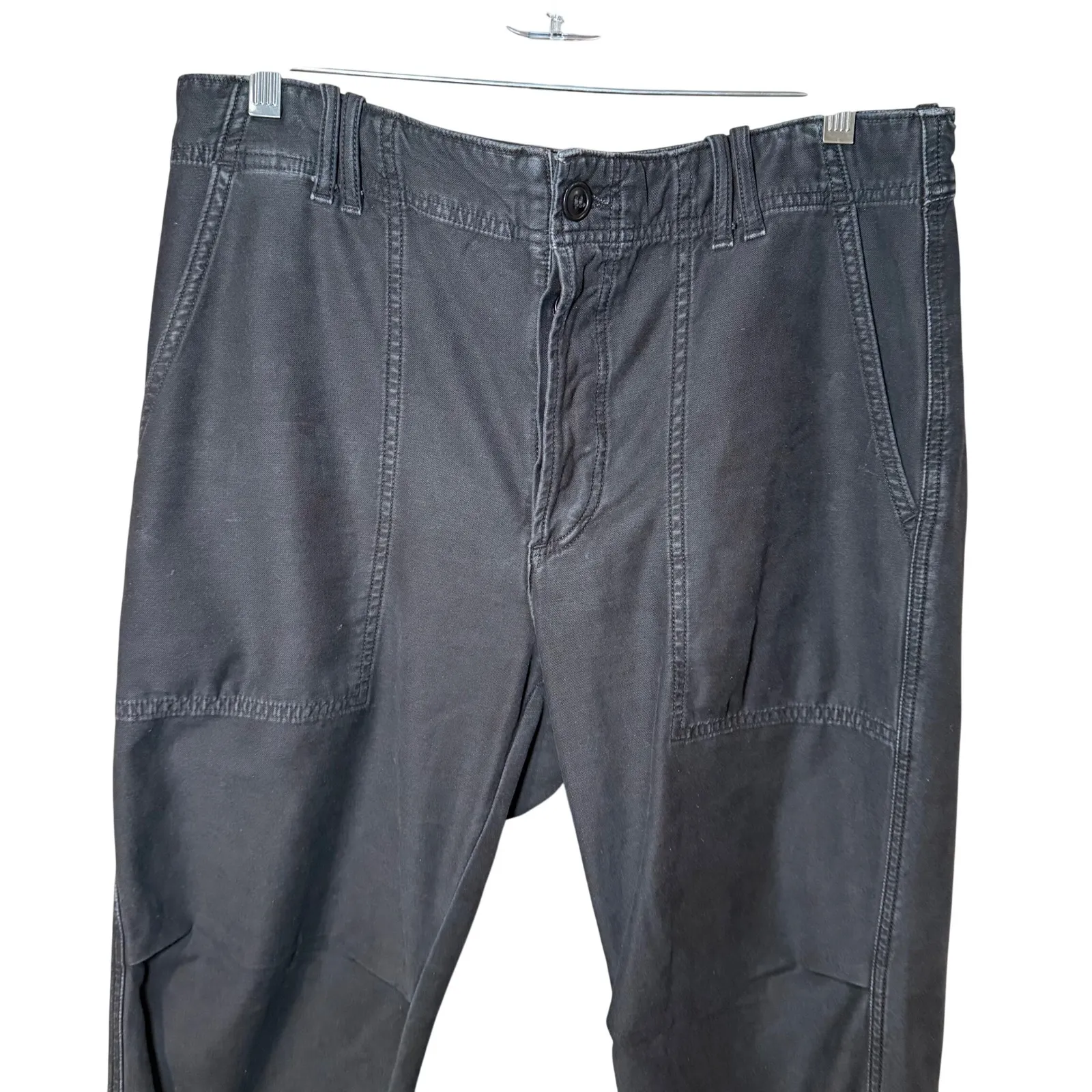 Citizens of Humanity Agni Utility Pants Trousers Cuffed Black Size 29 - Image 3