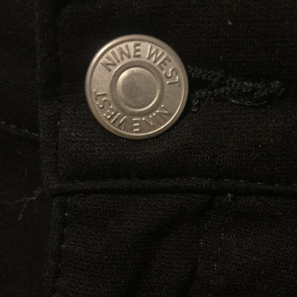 Nine West Jeans Women’s Size 12 Gramercy Skinny Stretchy Black Color Pants - Image 2