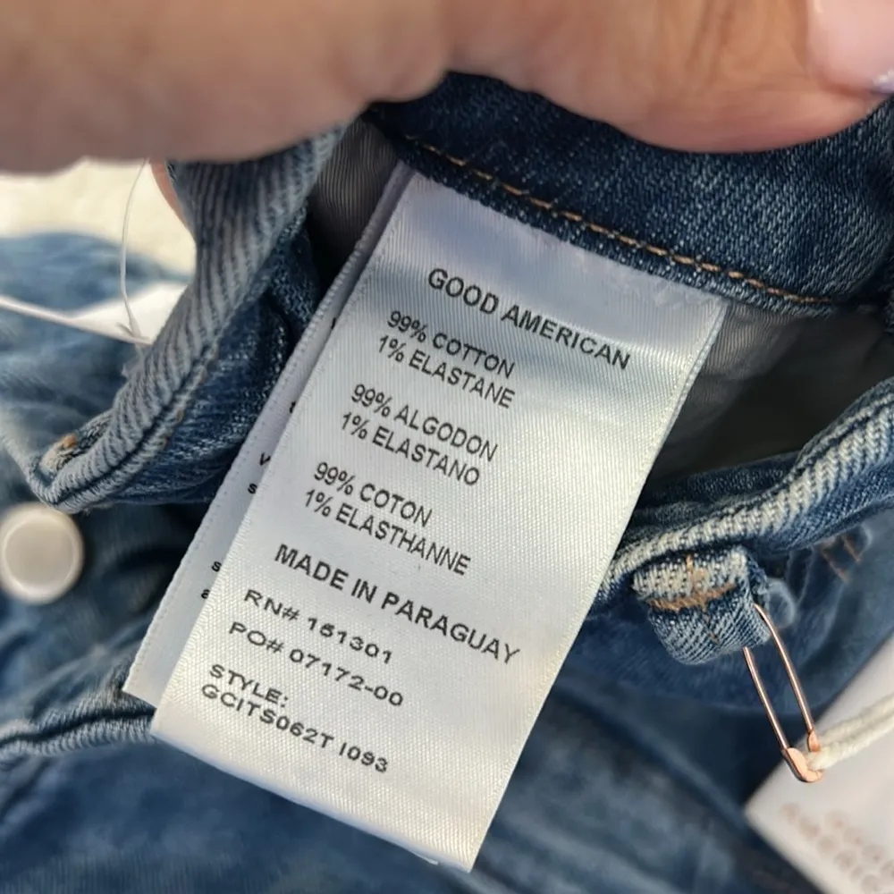 Good American Good Boy Twisted Slit Jeans - Image 10