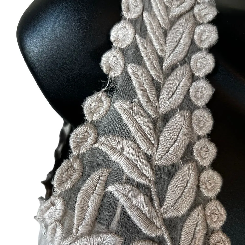 Anthropologie Yoana Baraschi Veiled Alder Silk Dress - Image 8