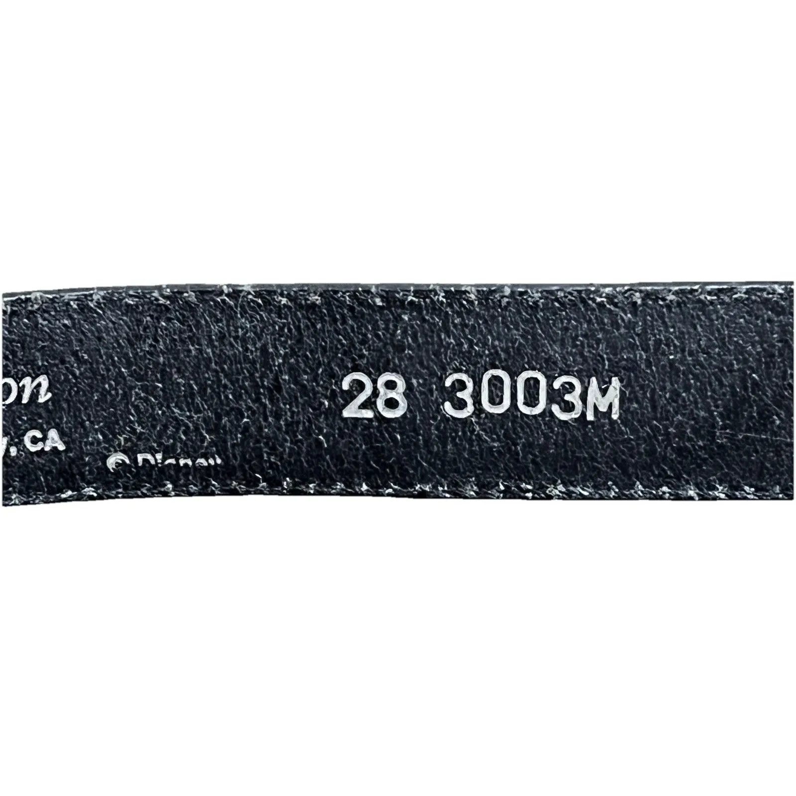 Vtg Brighton Mickey & Co Black Leather Belt 4pc Silver Train Buckle Women's 28 - Image 11