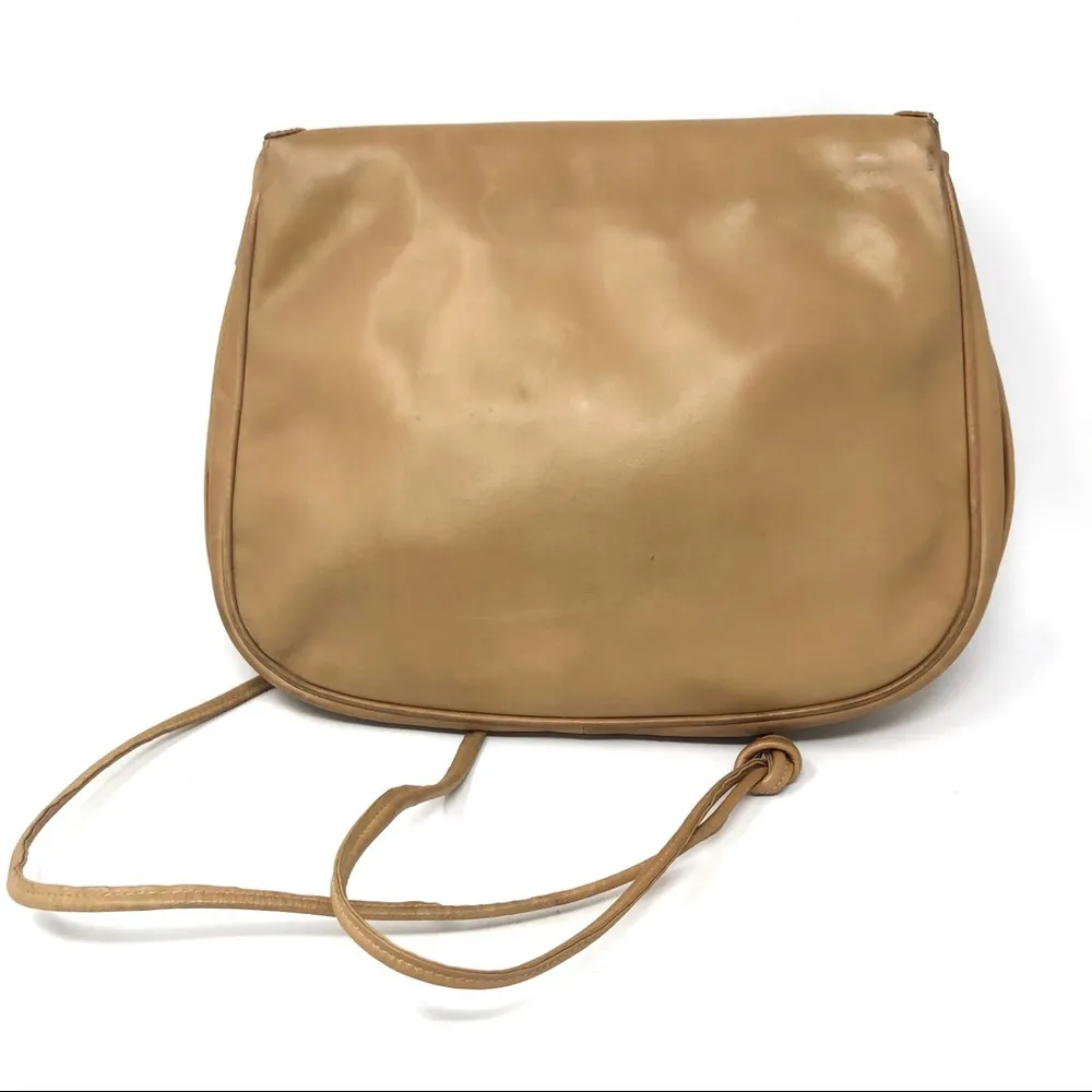 Vintage c1970s CHARLES KLEIN, leather bag, made in Italy - Image 3