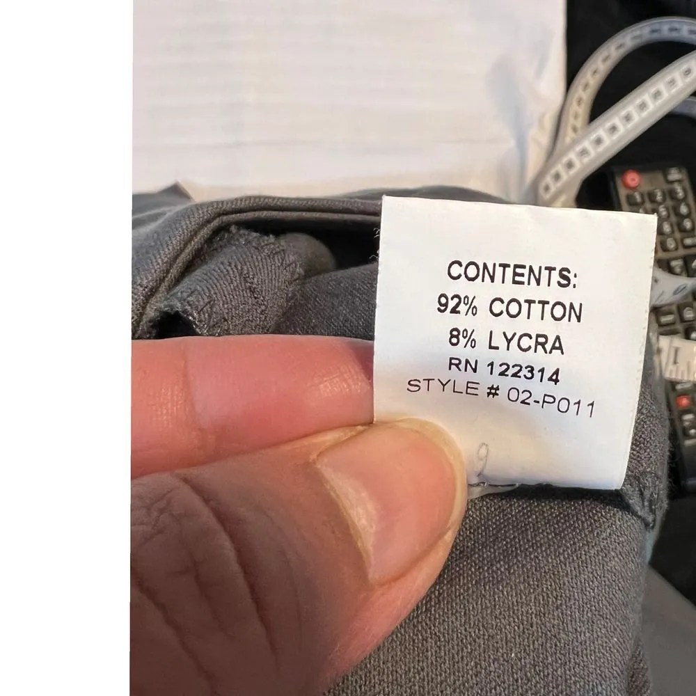 Peace of Cloth‎ Gray Professional Dress Pants Slacks Career Work Office Size 14 - Image 6