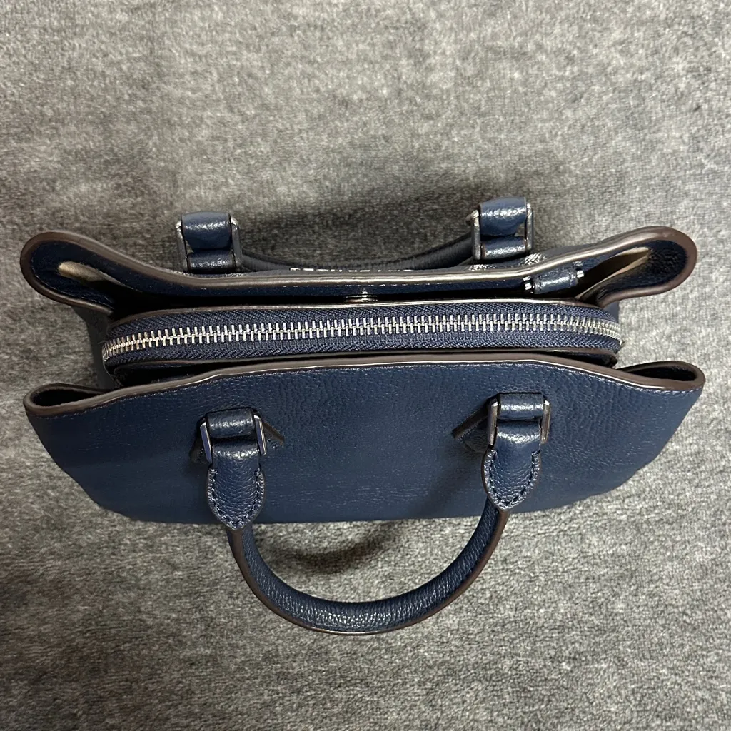 Michael Kors Dark Blue Satchel Bag - Image 7