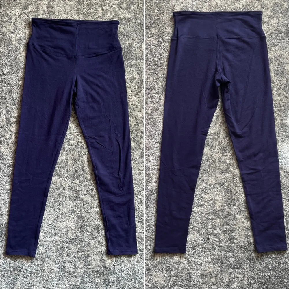 Yummie Compact Cotton Legging in Navy Size M - Image 2