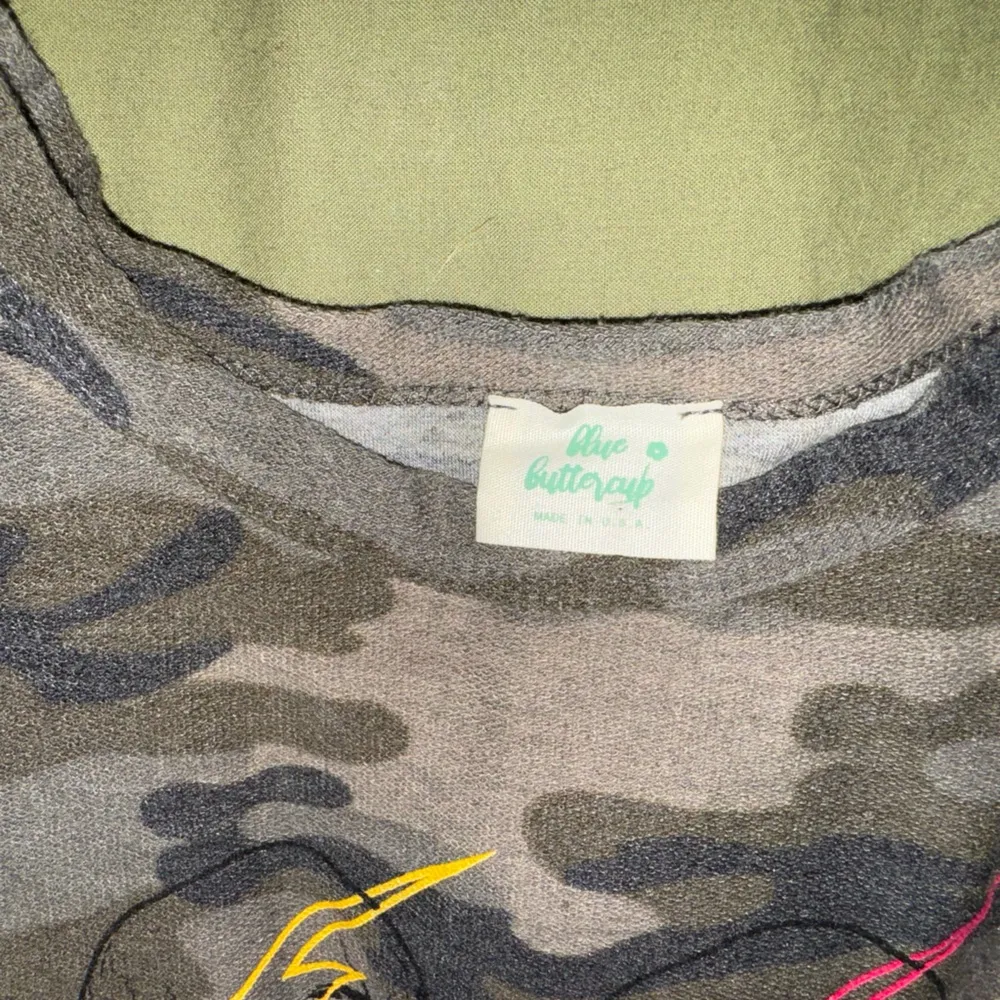 Lightning Skull Camo Long Sleeve Shirt - Image 4