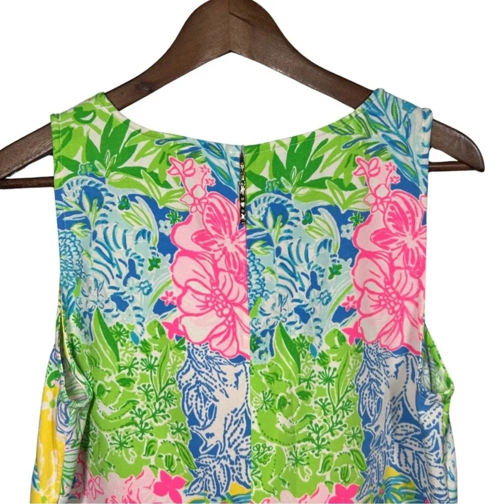 Lilly Pulitzer Sleeveless Donna Top Cheek To Cheek Multi Top Sz M Retail $128 - Image 3