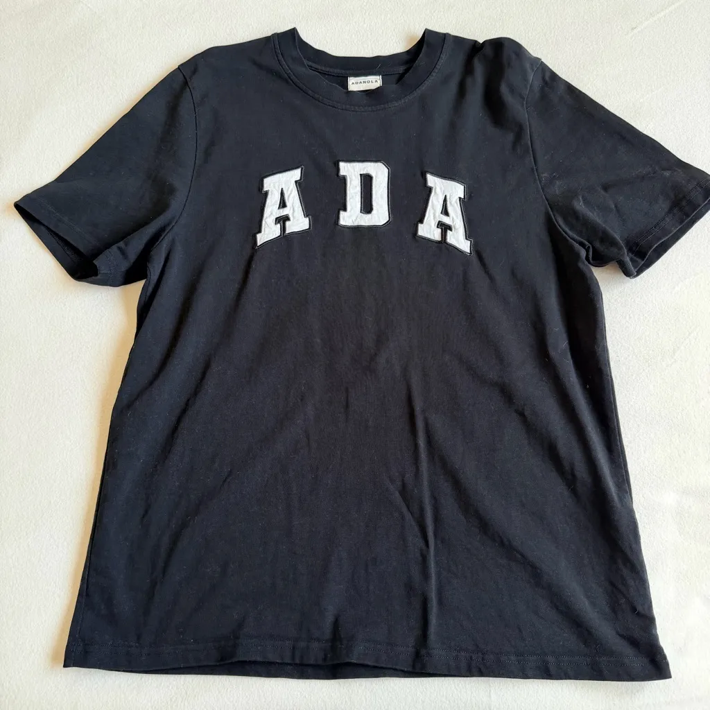 Adanola Cotton Oversized T-Shirt Black - Image 3