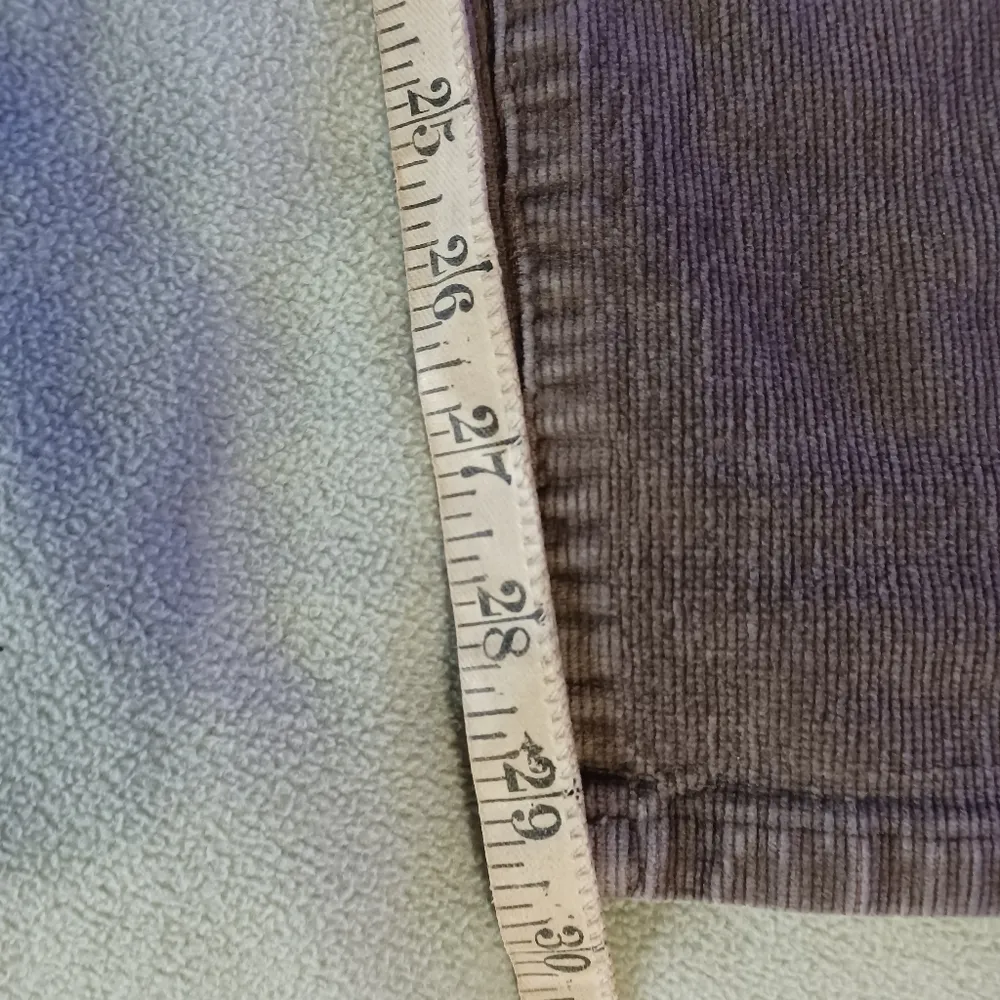 la blues womens brown cordoruy pants straight leg size 12 - Image 6