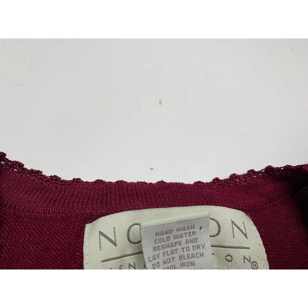 Norton Mcnaughton Vintage 90s  Medium V-Neck Button Short Sleeve Shirt Academia - Image 7