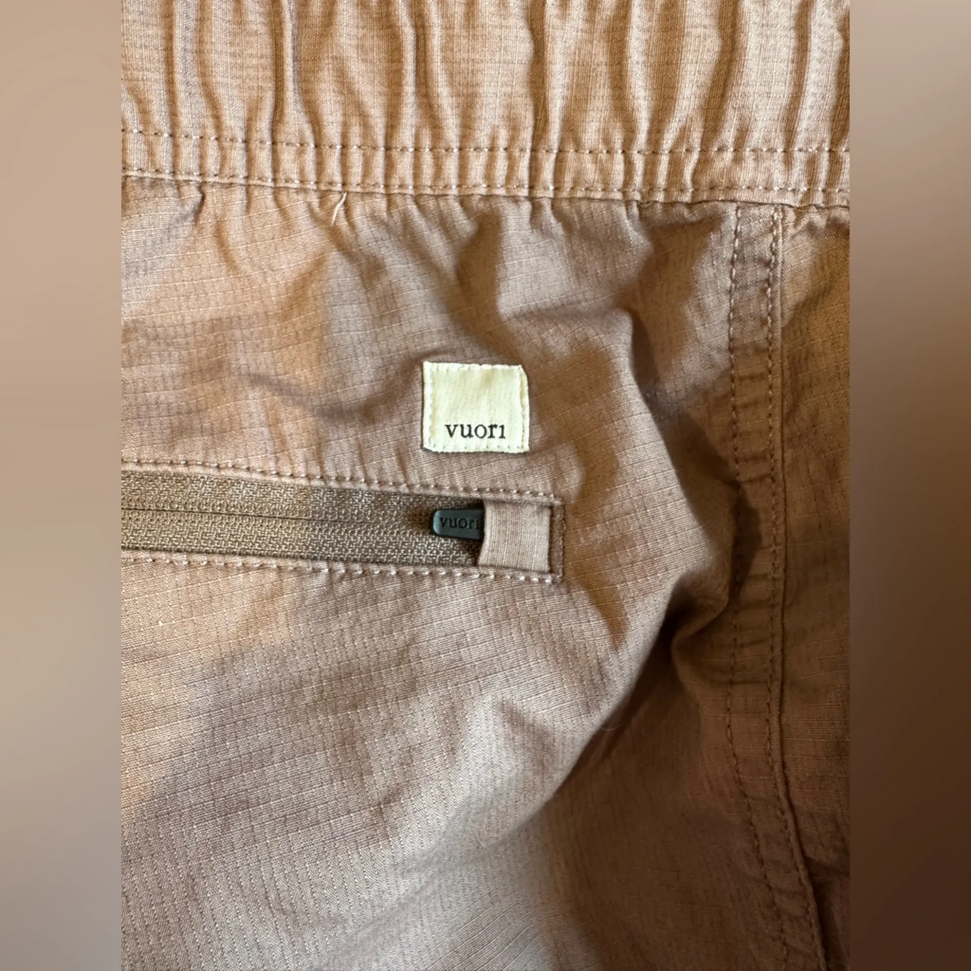 Vuori Ripstop Pant Hazel Dusty Mauve Small - Image 6