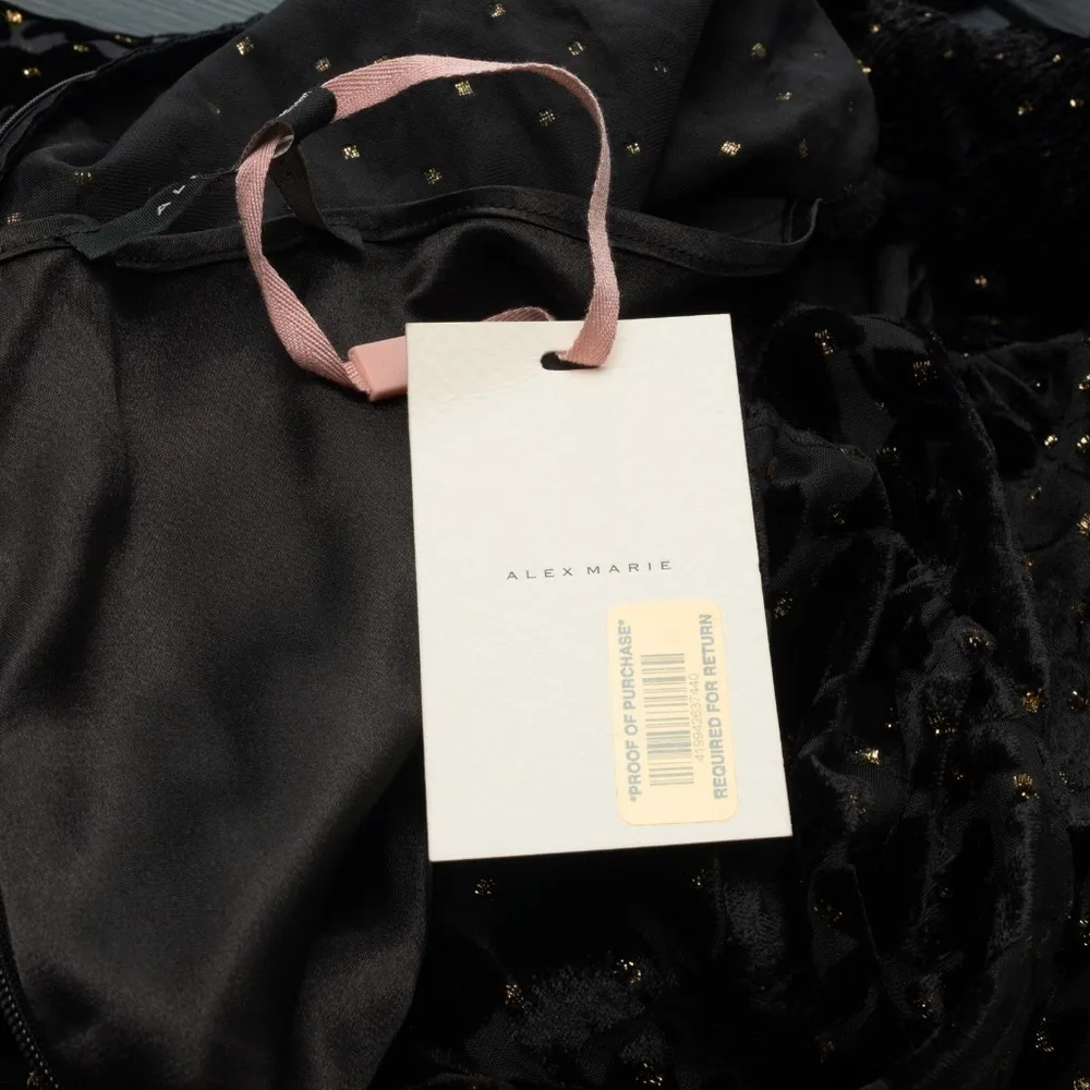 Alex Marie Skyler -  Velvet Smocked Cocktail Dress - Image 9