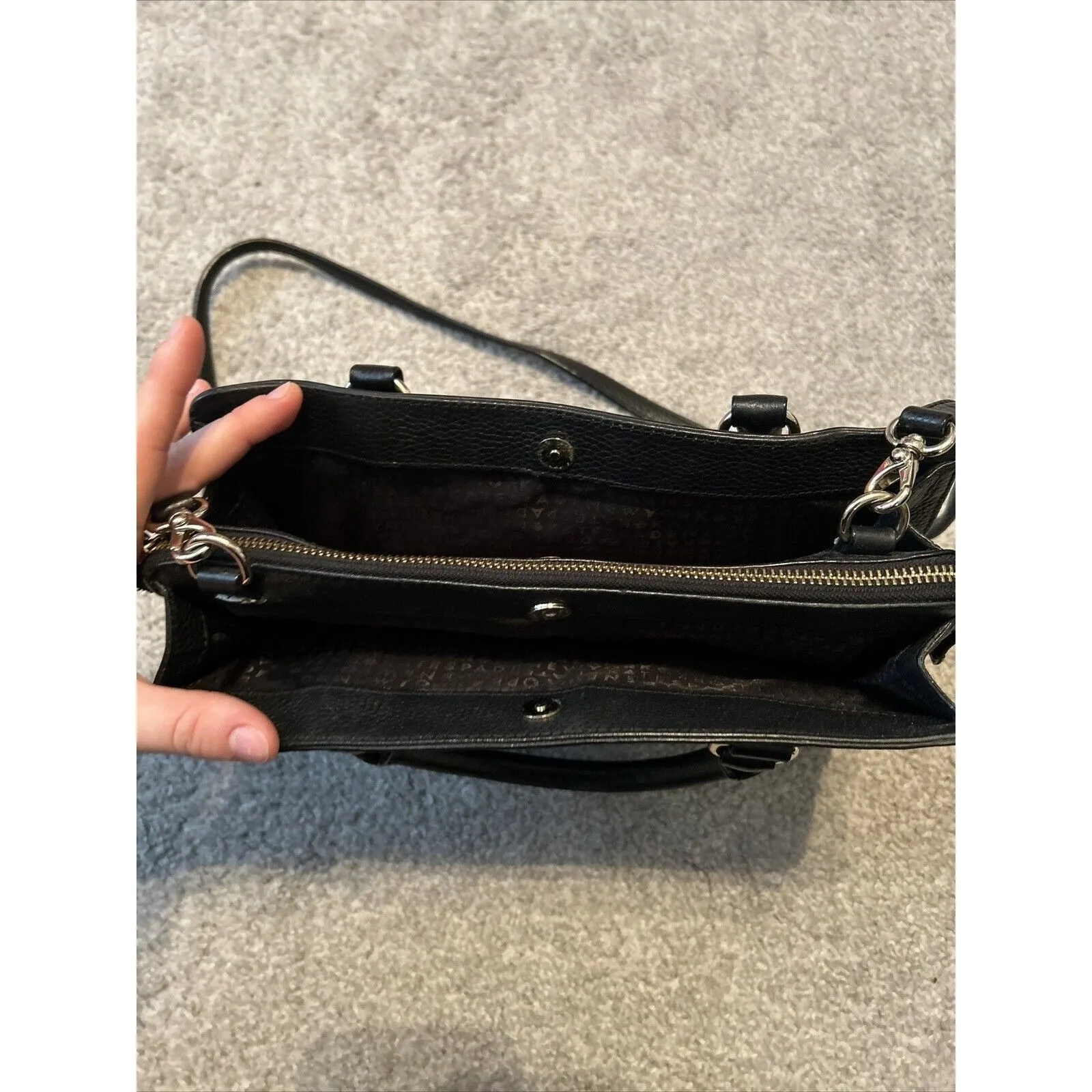 Kate Spade Mulberry‎ Street Lise WKRU4002-001 Leather 3 Pockets - Black - Image 4