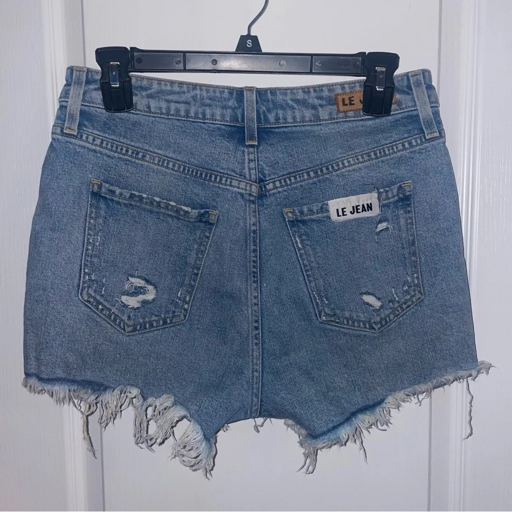 Le‎ Jean By Charlie Gay Adele Shorts Size 25 Blue - Image 4