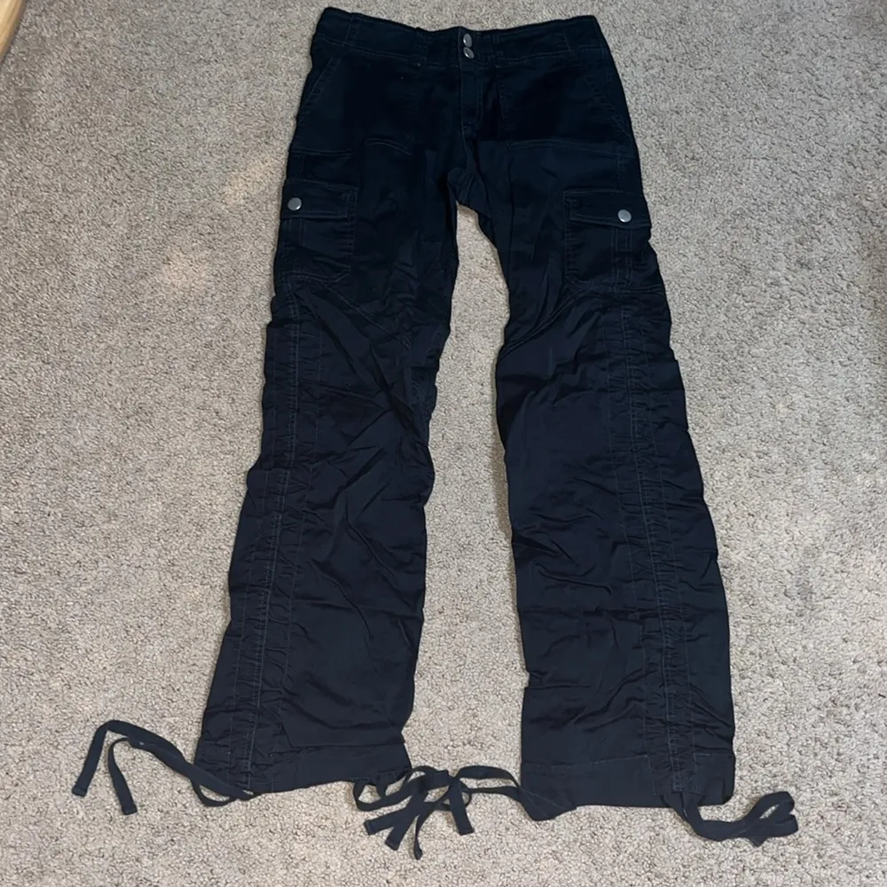 I.Am.Gia Ryder Cargo Pants‎ Low Rise Y2K Goth Streetwear Gorpcore Black XS - Image 5