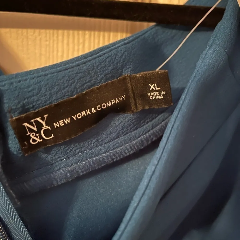 𝅺New York And Company Dress Dark Teal NWT​ Blue Size XL - Image 5