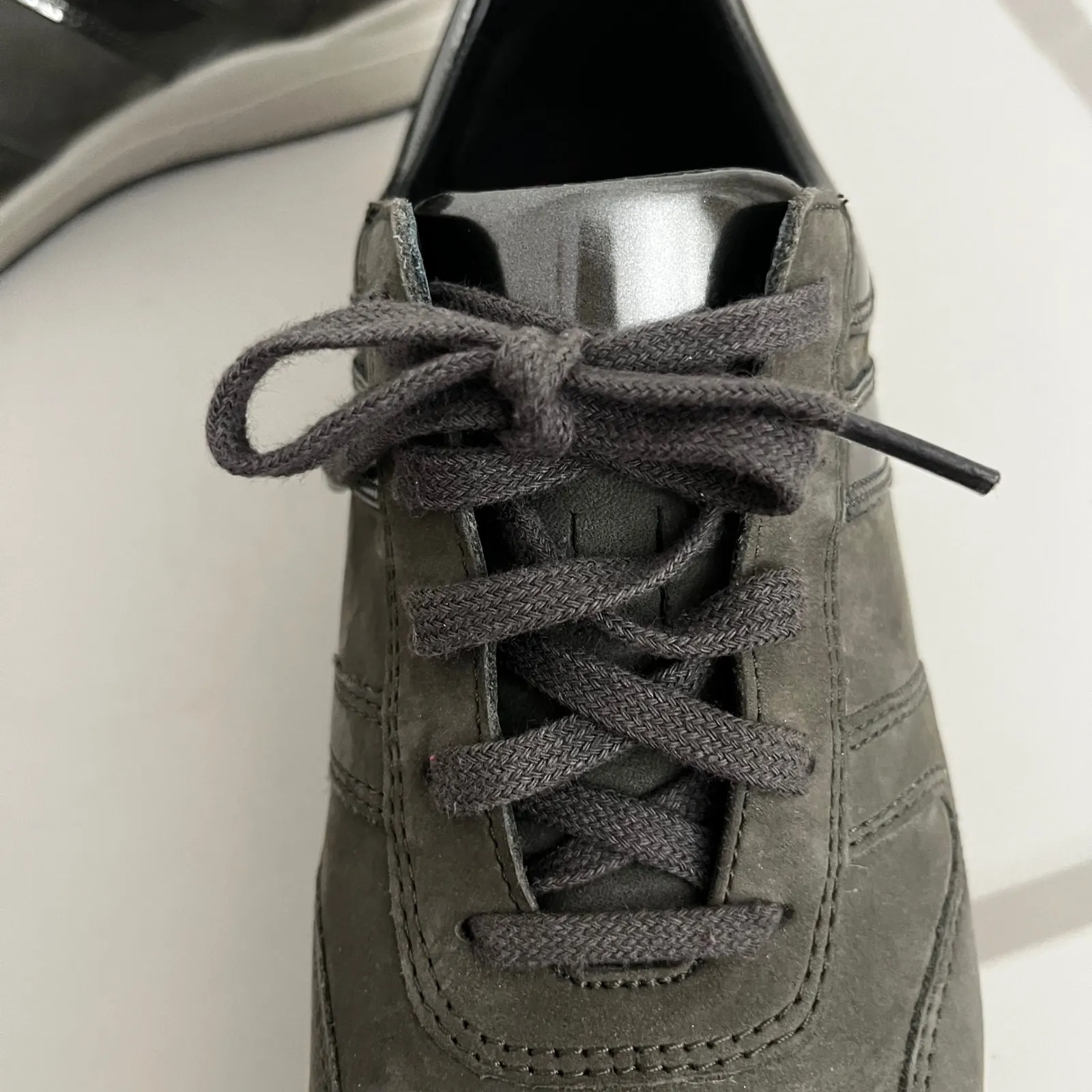 NEW Mephisto Rebeca Nubuck Runoff Air Jet System Leather Women Sneakers Size 8 Gray - Image 5