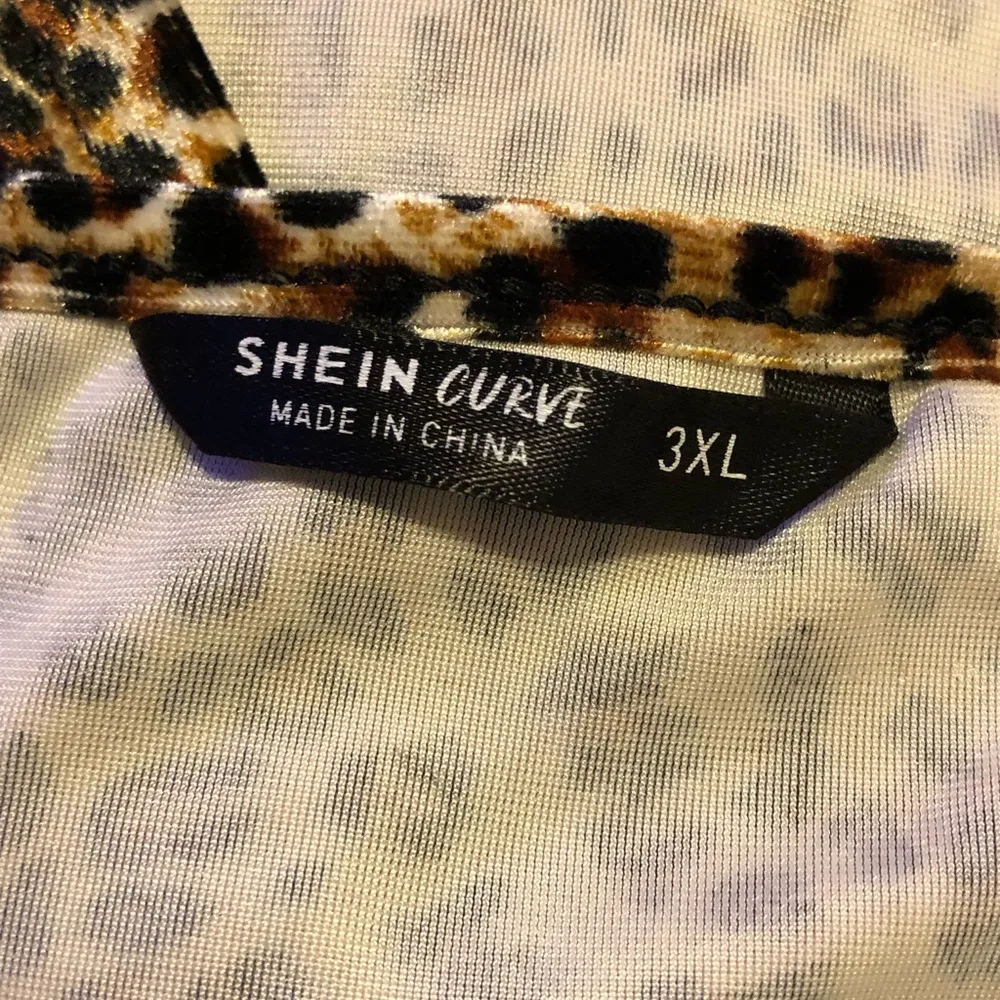 Leopard Print Cami Top Brown Size 2X - Image 2