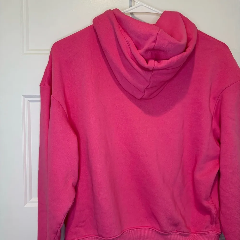 Skims Sugar Pink Light French Terry Pullover Hoodie Size S *RARE* NWT - Image 10