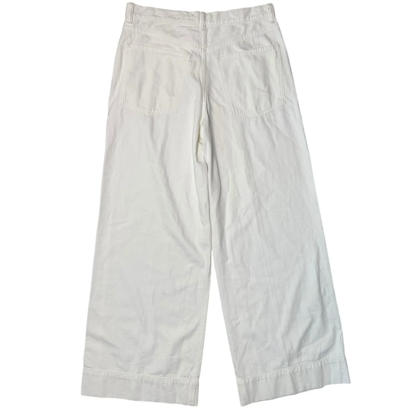 Madewell True White High-Waist Superwide-Leg‎ Super Soft Jeans Size 30 - Image 7