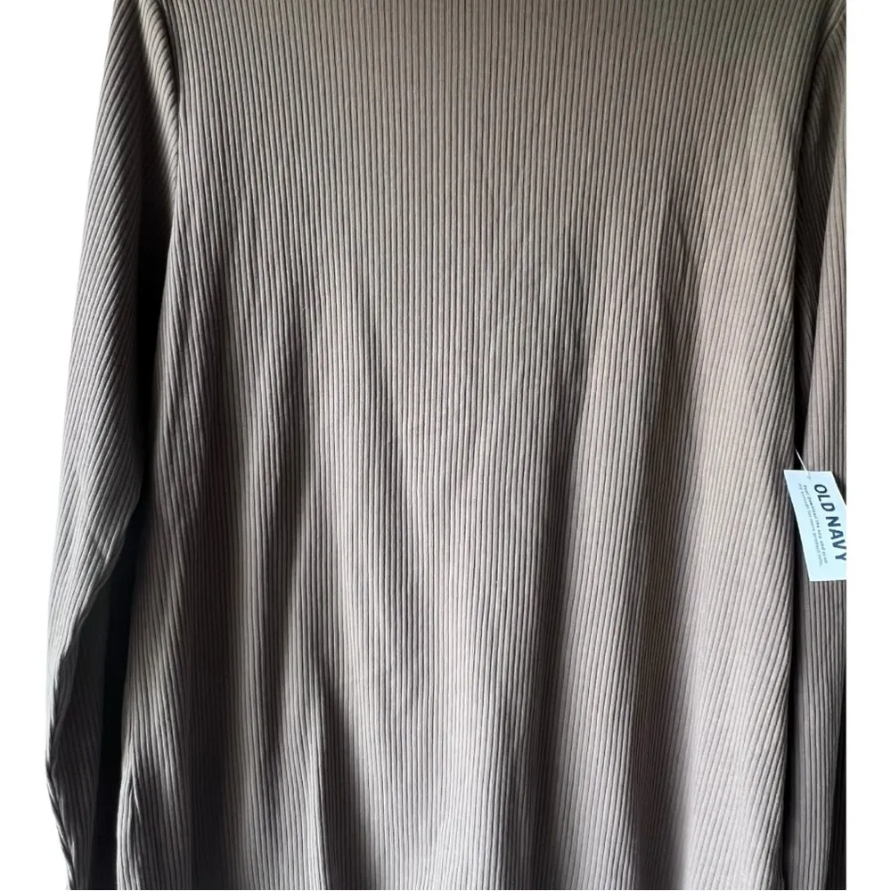 Women's brown long sleeve sweater brown turtleneck top lightweight size XL. - Image 2