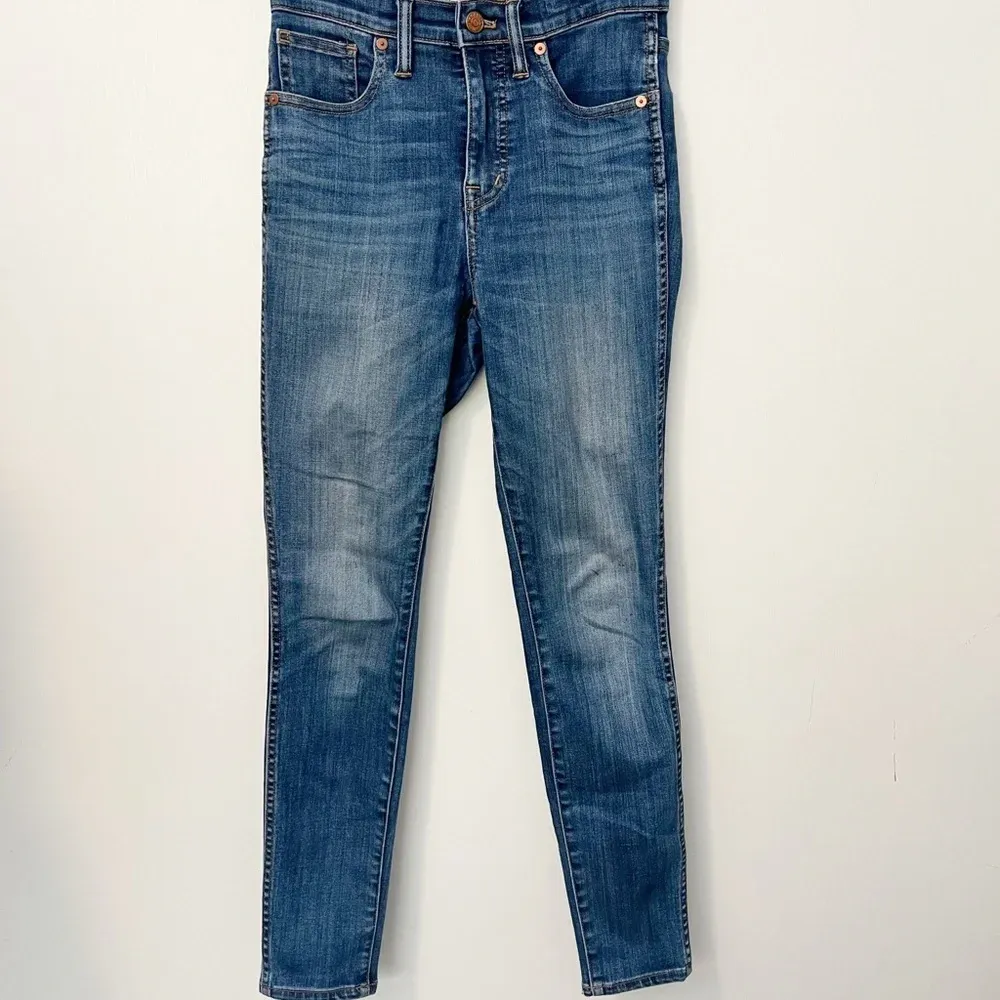 MADEWELL 10” High-Rise Skinny‎ Jeans in Danny Wash: Tencel Denim Edition size 25 - Image 4