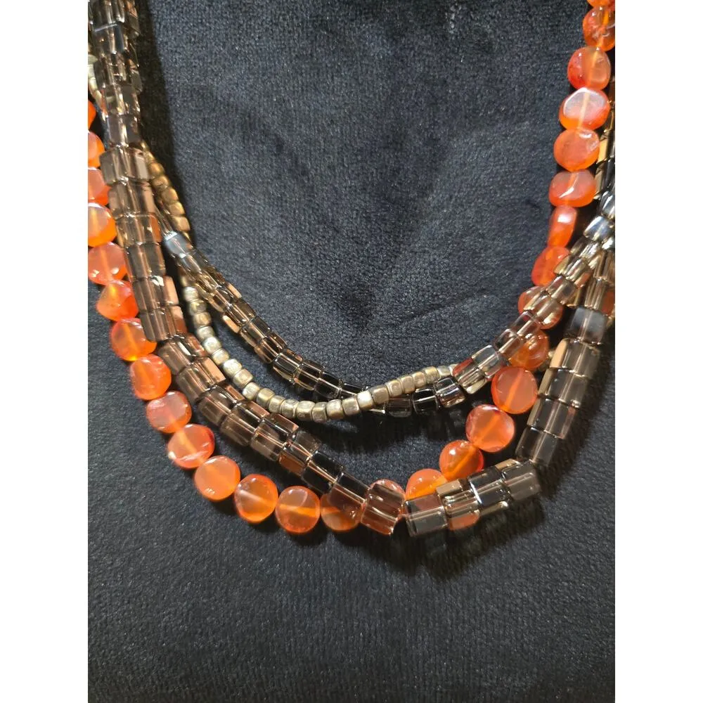 Women's Gold Oval Link Chain Necklace With Hook Lock Lightweight Design - Image 2