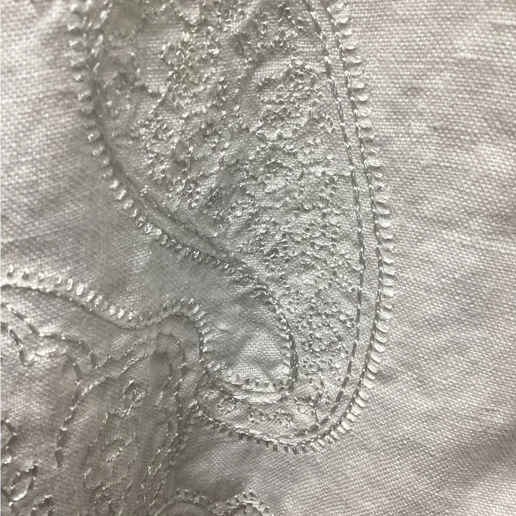 Liz Claiborne linen blouse. Size Medium - Image 9