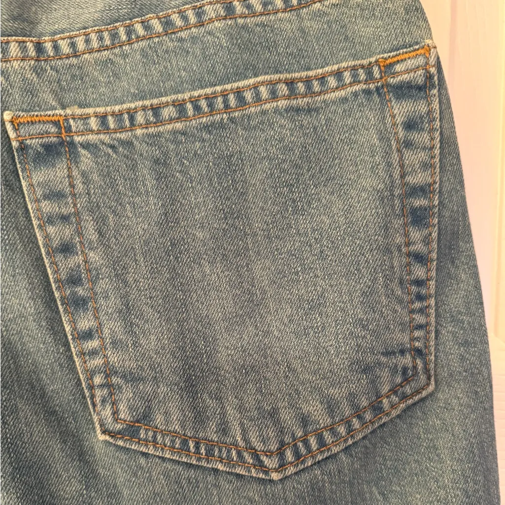 REDONE 90’s High Rise Zipper Women’s Denim Cotton Blue Ankle Jeans Size 26 - Image 9