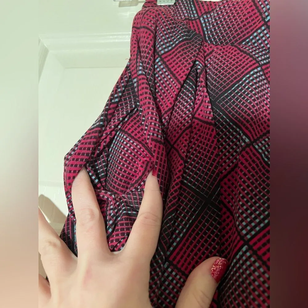 NWT Lularoe Madison Skirt - Plaid - Image 4