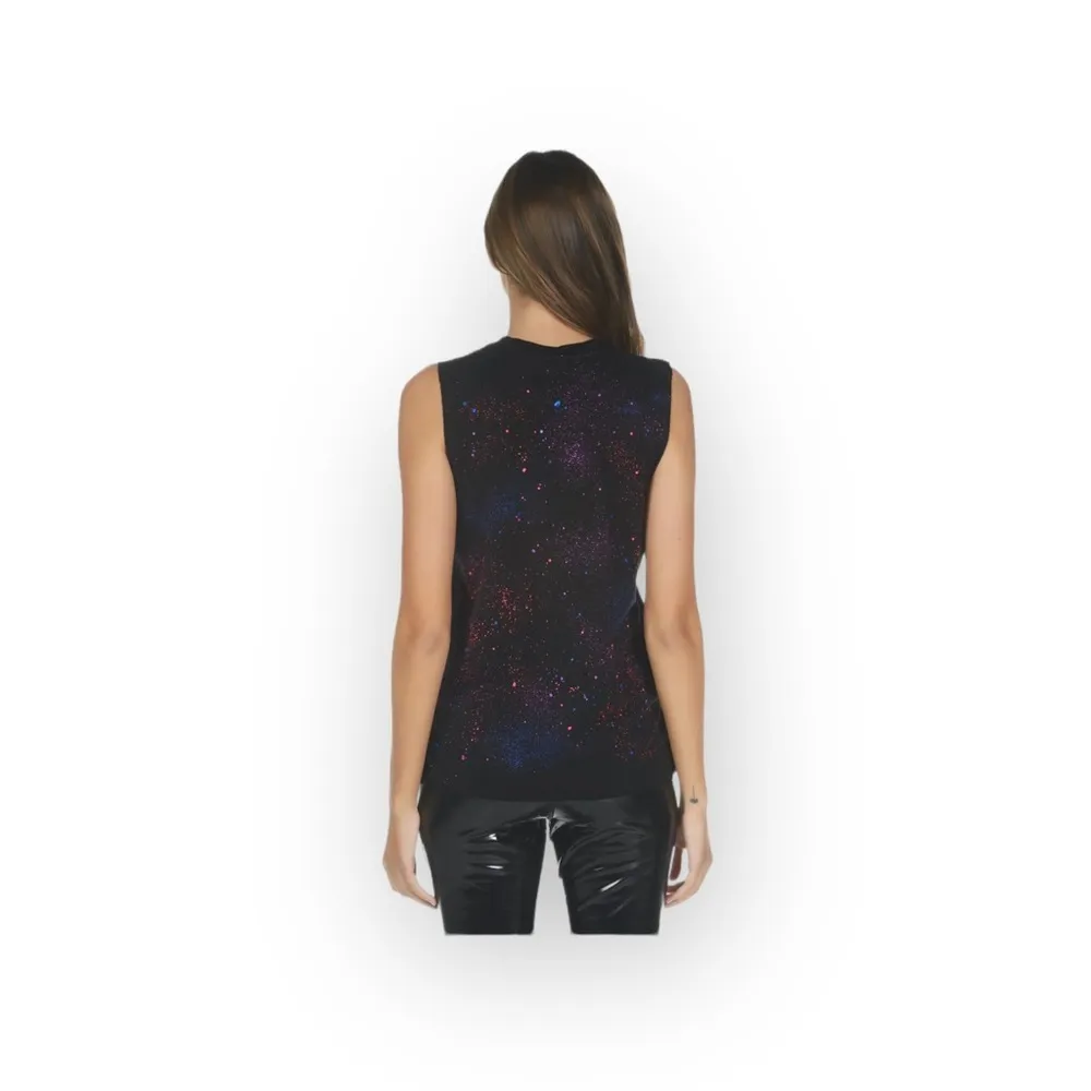 ᨎ Kizington Galaxy Lip Sleeveless Tank Top ᨎ
Black Splatter ᨎ XL ᨎ - Image 2