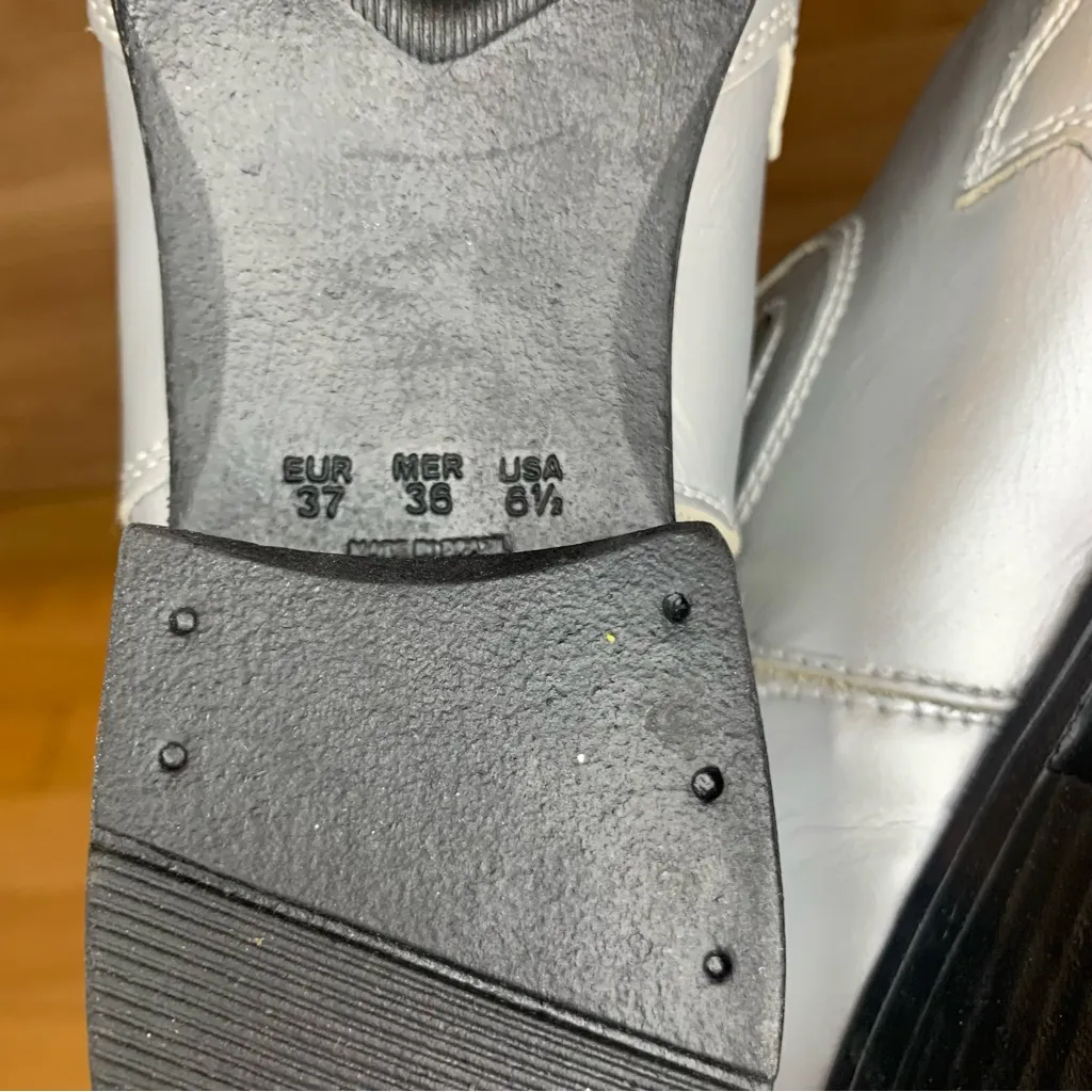 Sandro Moscoloni For Her Metalic Western Booties - Image 6