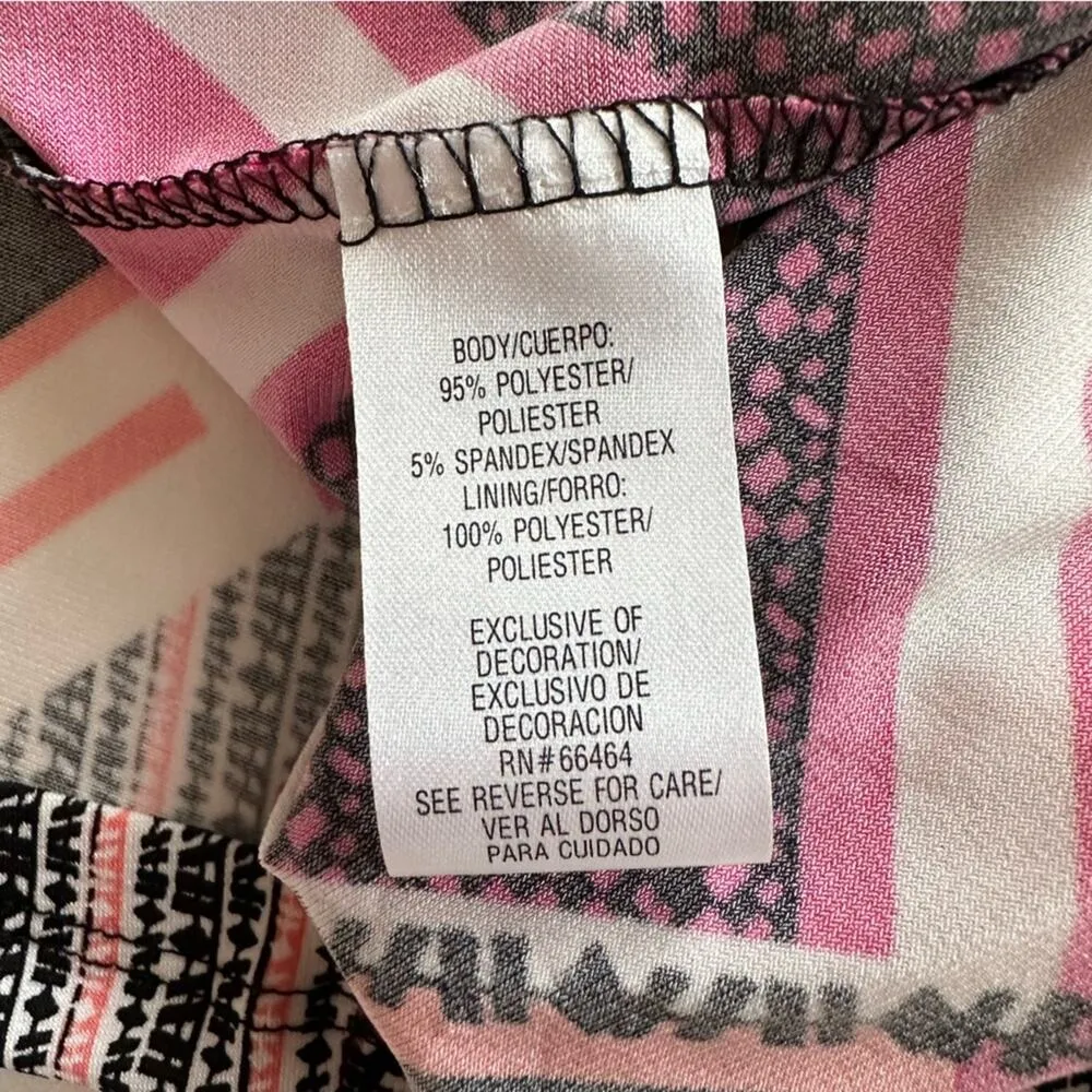 Studio One Maxi Dress Geometric Silver Embellished Neck Sleeveless Small - Image 10