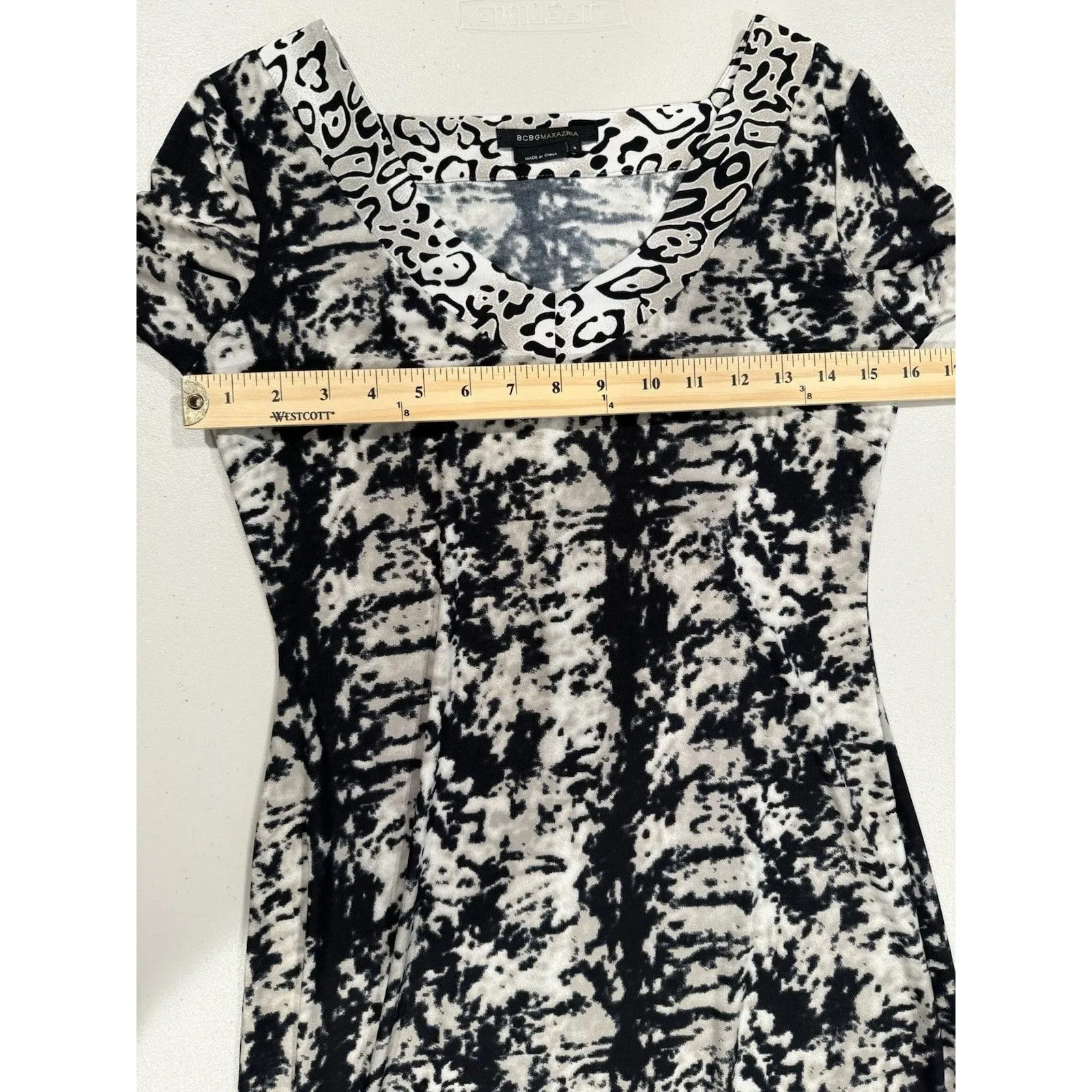 BCBGMaxazria Dress Womens Small Workwear Career Stretch Travel Lightweight Indie - Image 6