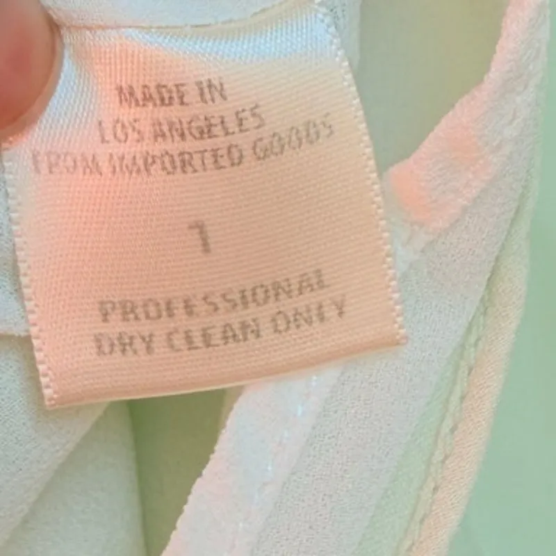 Stone Cold Fox 100% Silk Sage Beverly Blouse Size 1 Bell Sleeve Feminine Chic - Image 10